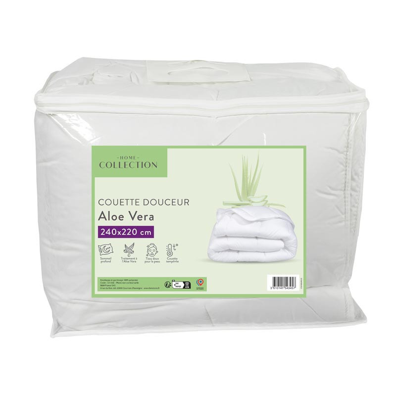 Couette douceur 240x220 aloe ver