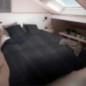 Couette imprimee noir 240x220