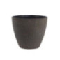 Pot plastique effect bois marron