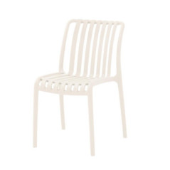 Chaise plastique romy beige