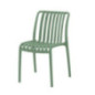 Chaise plastique romy vert