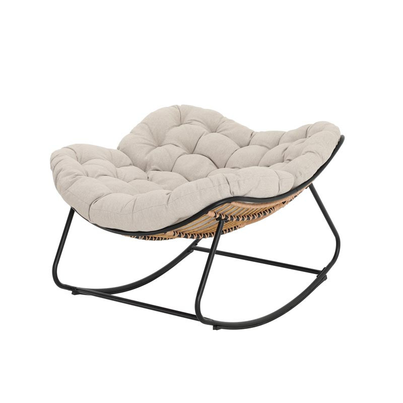 Fauteuil bascule tulum beige