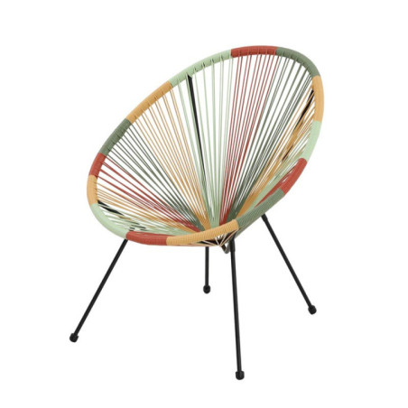 Fauteuil exterieur cordage hawai