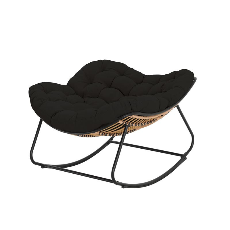 Fauteuil bascule tulum gris