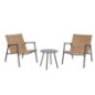 Salon de jardin 2 places + table