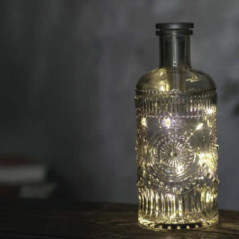 Bouteille verre solaire