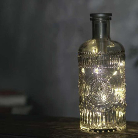 Bouteille verre solaire