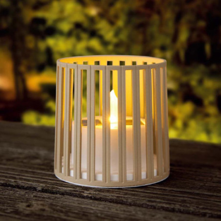 Photophore solaire panier