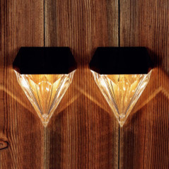 Appliques murale solaire diamant