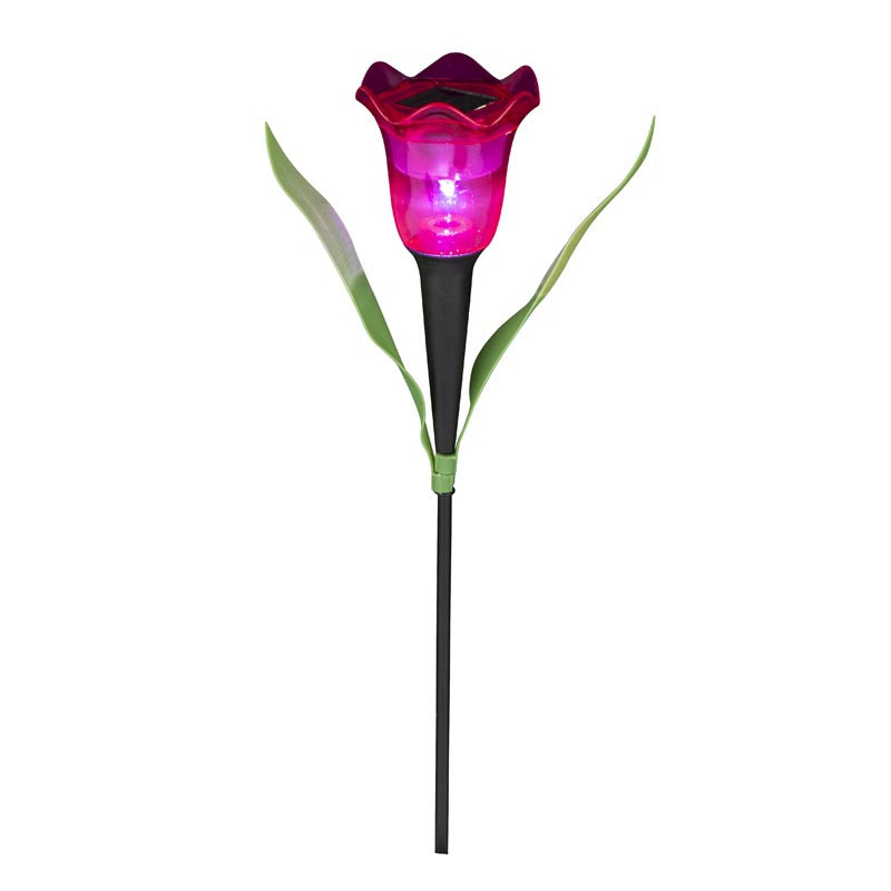 Piquet rose plastique 2ass