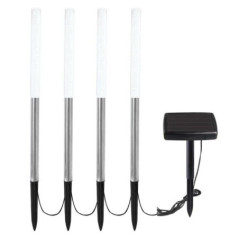 Set de 4 piquets solaires batons