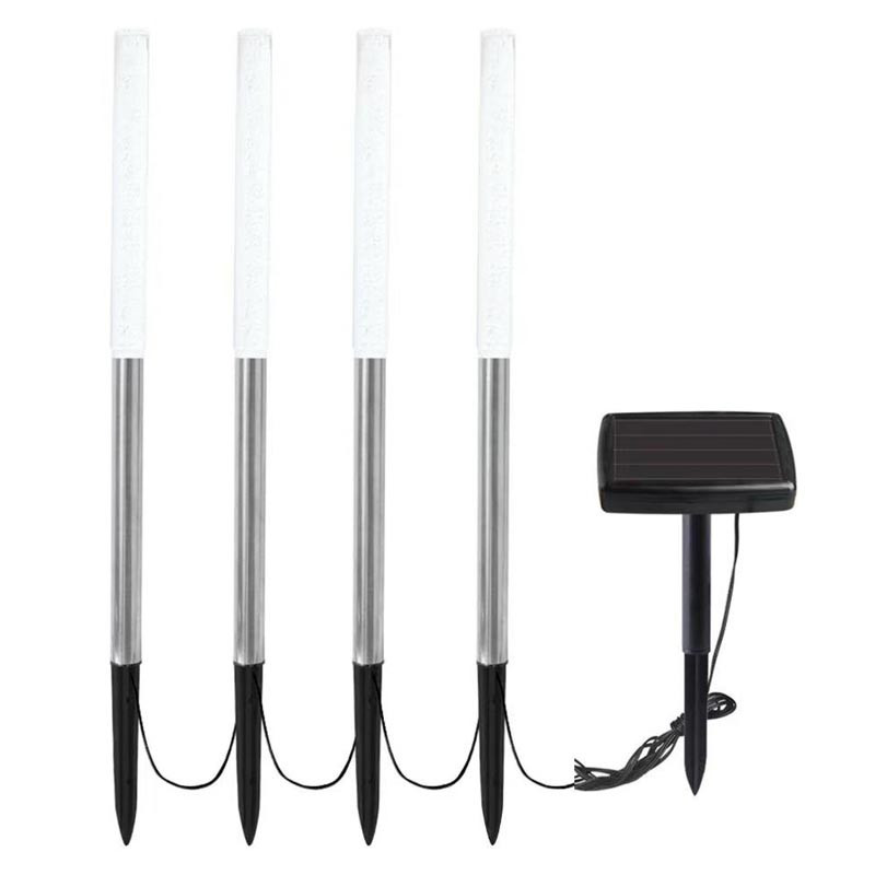 Set de 4 piquets solaires batons