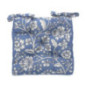 Coussin de chaise rustic bleu