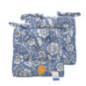 Coussin de chaise rustic bleu