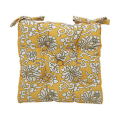 Coussin de chaise rustic jaune