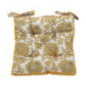 Coussin de chaise rustic jaune