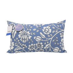 Coussin rectangle rustic bleu