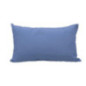 Coussin rectangle rustic bleu