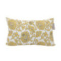 Coussin rectangle rustic jaune