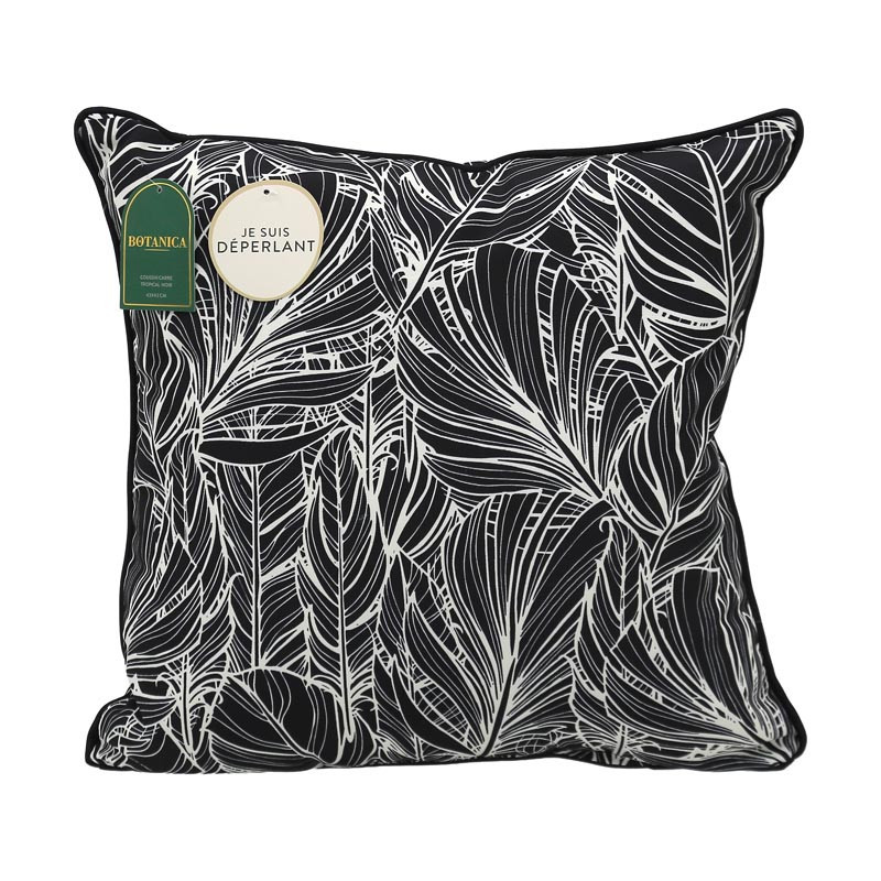 Coussin carre tropical 43x43cm