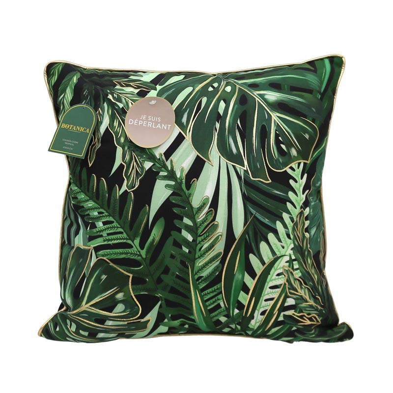 Coussin carre tropical foil 43x4