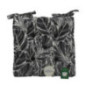 Coussin de chaise tropical noir
