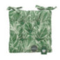 Coussin de chaise tropical vert
