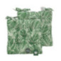 Coussin de chaise tropical vert