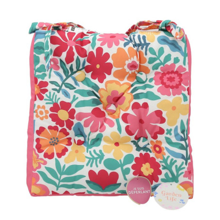 Coussin de chaise imprime/raye f