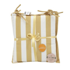 Set x2 galette de chaise rayee