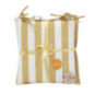 Set x2 galette de chaise rayee