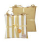 Set x2 galette de chaise rayee