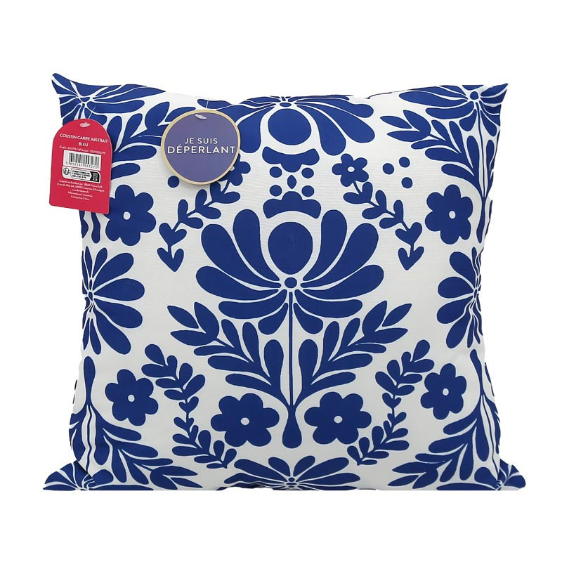 Coussin carre abstrait 43x43cm