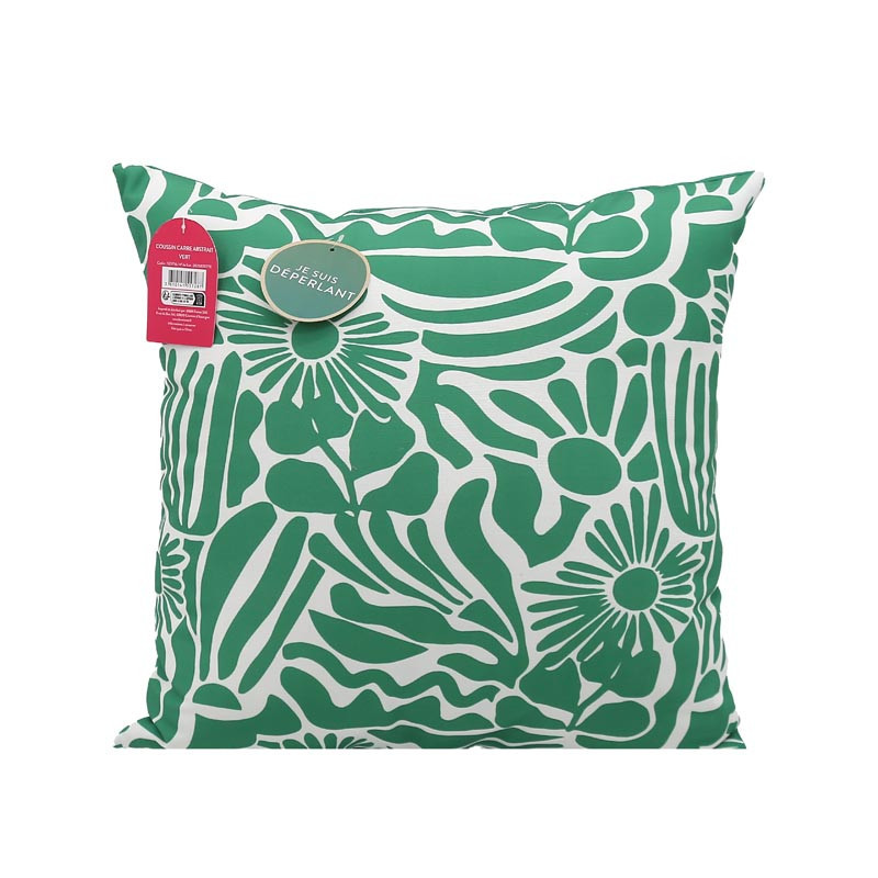 Coussin carre abstrait 43x43cm