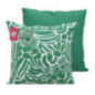 Coussin carre abstrait 43x43cm