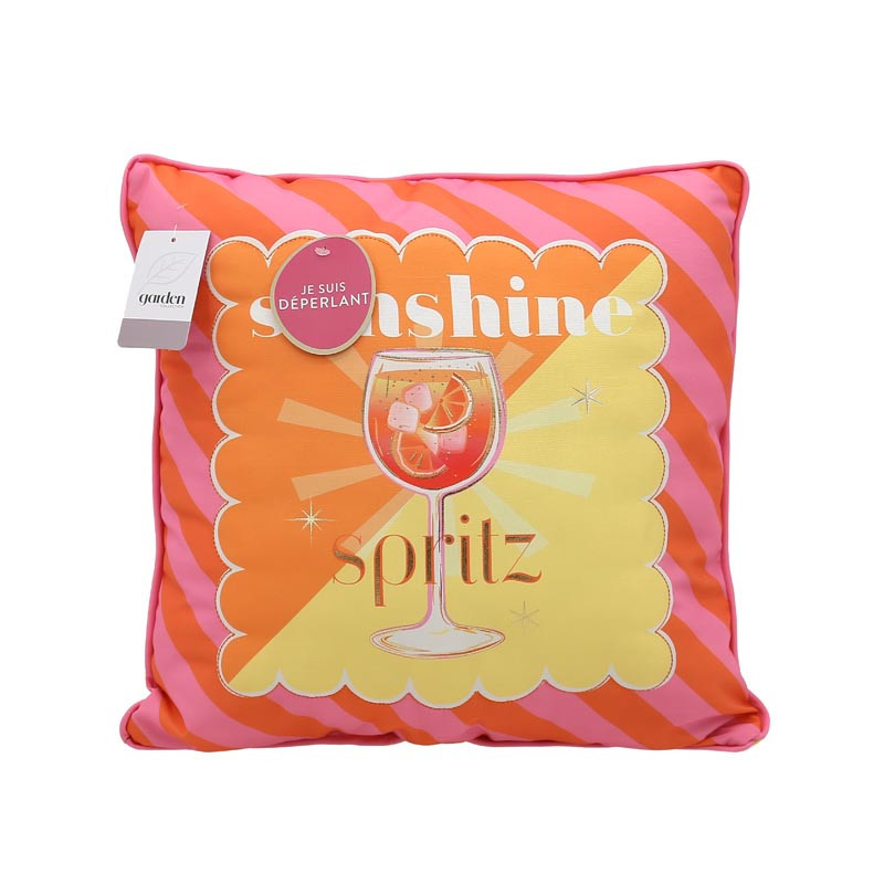 Coussin foil sunshine/spritz 43x