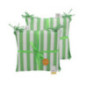 Set x2 galette de chaises rayee