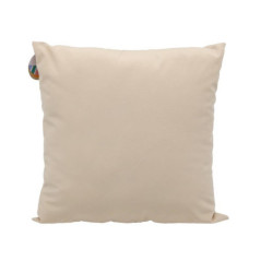 Coussin carre uni 45x45cm sable