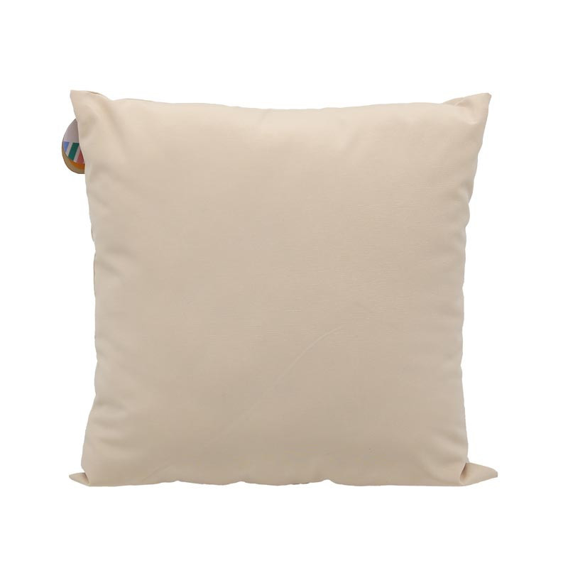 Coussin carre uni 45x45cm sable