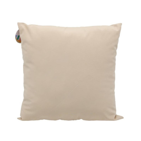 Coussin carre uni 45x45cm sable