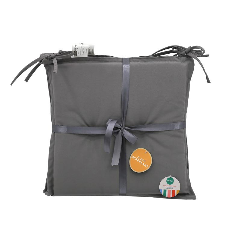 Pdq set x2 galette de chaise 42x