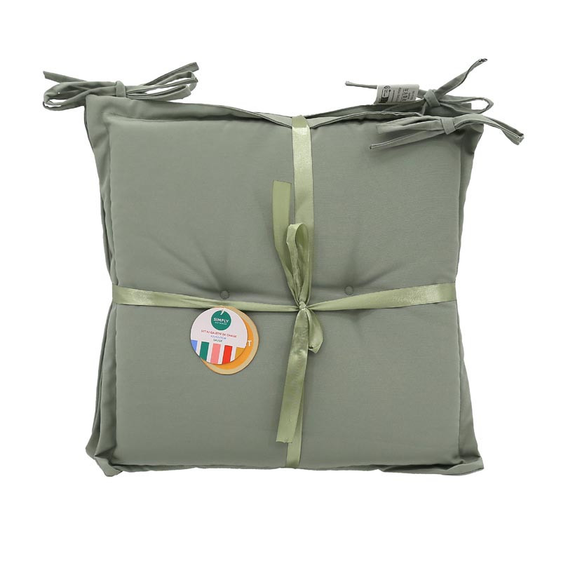 Pdq set x2 galette de chaise 42x