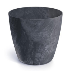 Pot effet beton gris  o30cm