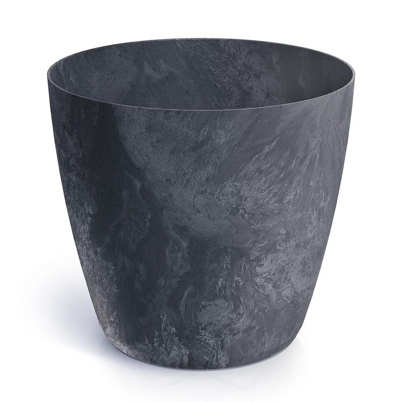 Pot effet beton gris  o30cm