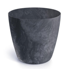 Pot effet beton gris o18cm