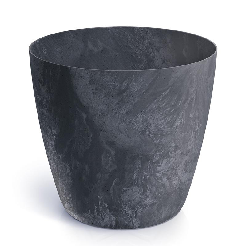 Pot effet beton gris o18cm