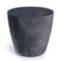 Pot effet beton gris o18cm