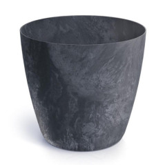 Pot effet beton anthra o24cm