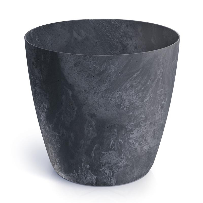 Pot effet beton gris o24cm