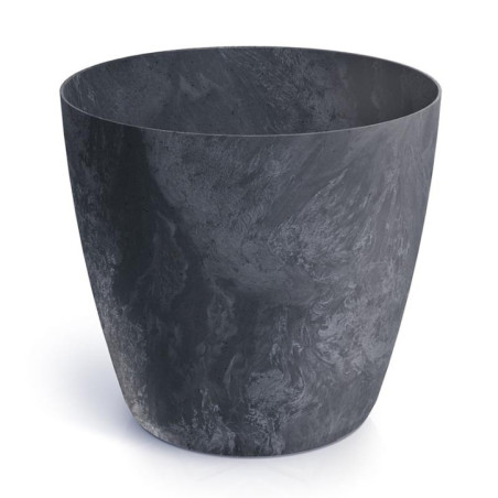 Pot effet beton anthra o24cm